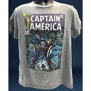 Marvel Captain America Comic Cover Issue #107 T-Shirt – Size Medium – Gray Tee